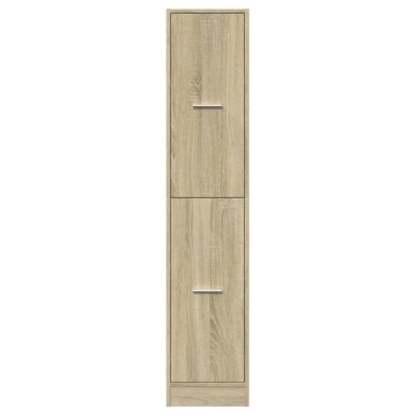 vidaXL apotekerskab 30x41x144,5 cm konstrueret træ sonoma-eg