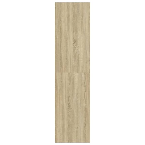 vidaXL Garderob sonoma-ek 30x50x200 cm konstruerat trä