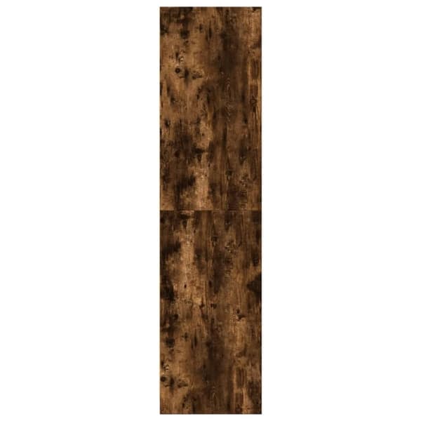 vidaXL Garderob rökfärgad ek 30x50x200 cm konstruerat trä