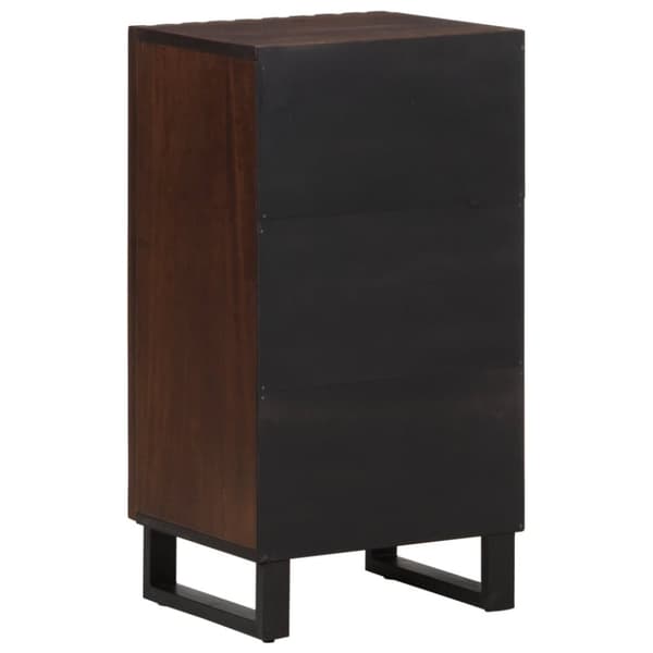 vidaXL Skjenk brun 40x34x75 cm heltre mango