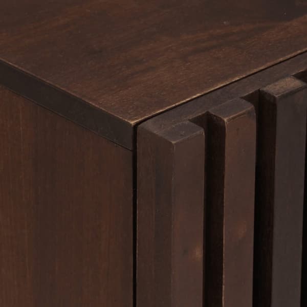 vidaXL Skjenk brun 40x34x75 cm heltre mango