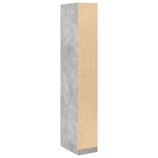vidaXL klædeskab 30x50x200 cm konstrueret træ betongrå