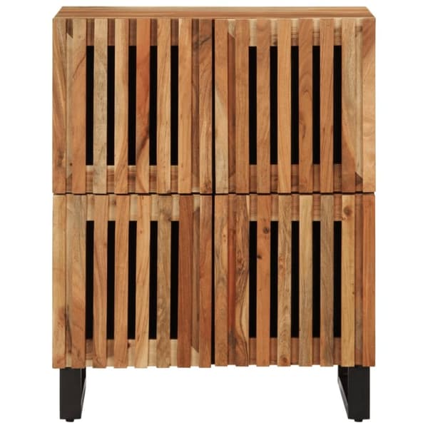 vidaXL skænk 60x34x75 cm massivt akacietræ