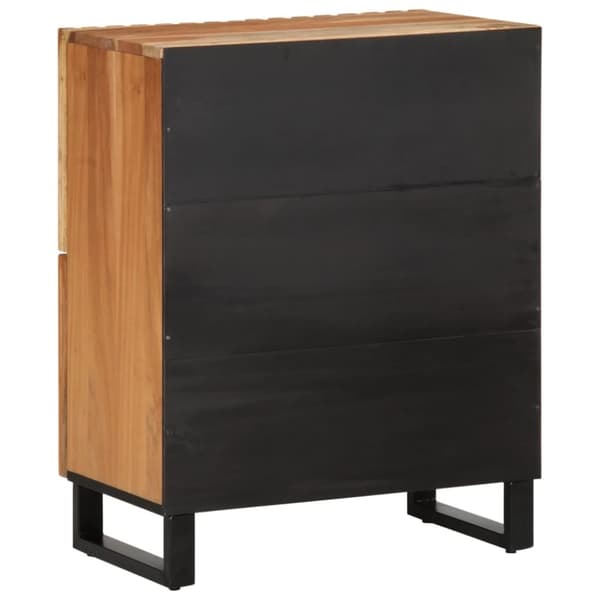 vidaXL skænk 60x34x75 cm massivt akacietræ