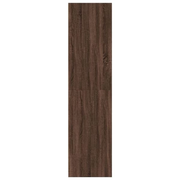 vidaXL Garderobe brun eik 30x50x200 cm konstruert tre