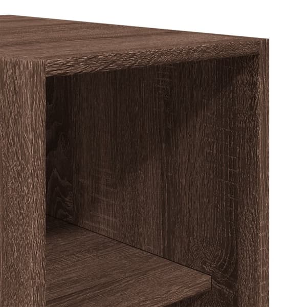 vidaXL Garderobe brun eik 30x50x200 cm konstruert tre