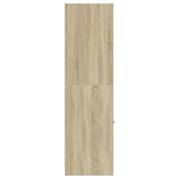 vidaXL Apotekskap sonoma eik 30x41x144,5 cm konstruert tre