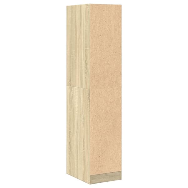 vidaXL Apotekskap sonoma eik 30x41x144,5 cm konstruert tre