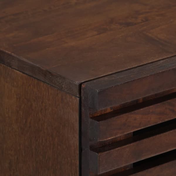 vidaXL Skjenk brun 40x34x75 cm heltre mango