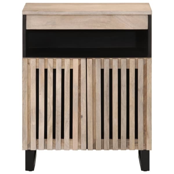 vidaXL Skjenk 60x34x75 cm heltre mango