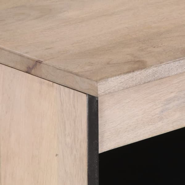 vidaXL Skjenk 60x34x75 cm heltre mango