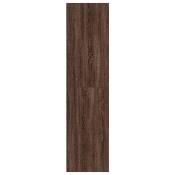 vidaXL klædeskab 30x50x200 cm konstrueret træ brun egetræsfarve