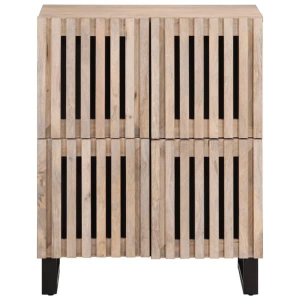 vidaXL Skjenk 60x34x75 cm heltre mango