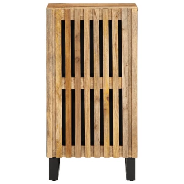 vidaXL skænk 40x34x75 cm massivt ru mangotræ