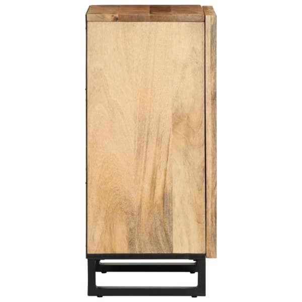 vidaXL skænk 40x34x75 cm massivt ru mangotræ