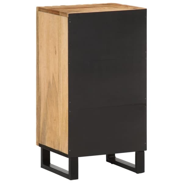 vidaXL skænk 40x34x75 cm massivt ru mangotræ