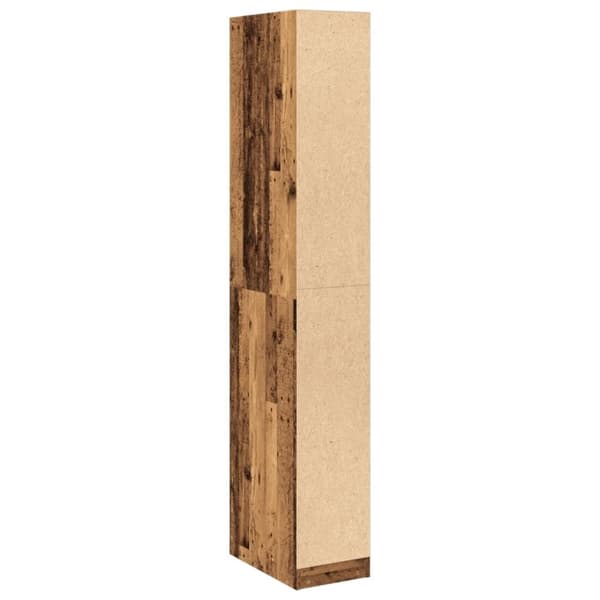 vidaXL Garderobe gammelt tre 30x50x200 cm konstruert tre