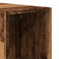Miniatyrbilde 9 av 11: vidaXL Garderobe gammelt tre 30x50x200 cm konstruert tre