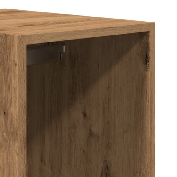 vidaXL Garderob ek 30x50x200 cm konstruerat trä