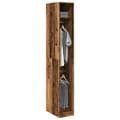 Miniatyrbilde 2 av 11: vidaXL Garderobe gammelt tre 30x50x200 cm konstruert tre
