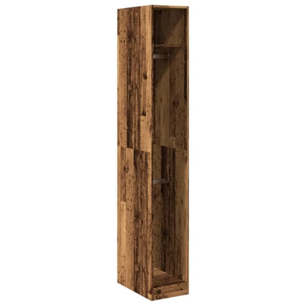 vidaXL Garderobe gammelt tre 30x50x200 cm konstruert tre