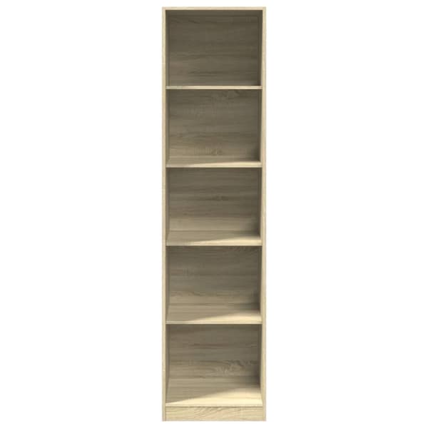 klædeskab 50x50x200 cm konstrueret træ sonoma-eg