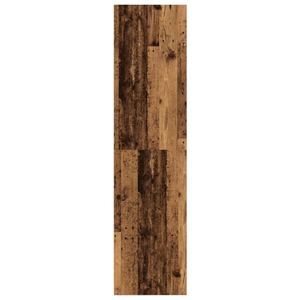 Garderob gammalt trä 100x50x200 cm konstruerat trä