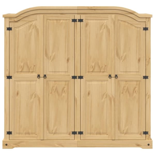 Garderob Corona 194x52x186 cm massiv furu