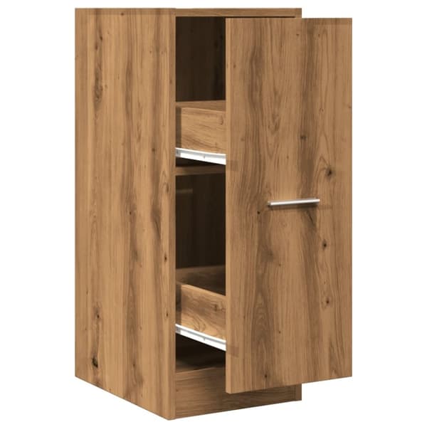 vidaXL Apotekskap artisan eik 30x41x77,5 cm konstruert tre