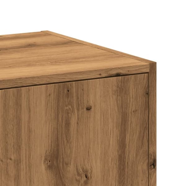 vidaXL Apotekskap artisan eik 30x41x77,5 cm konstruert tre