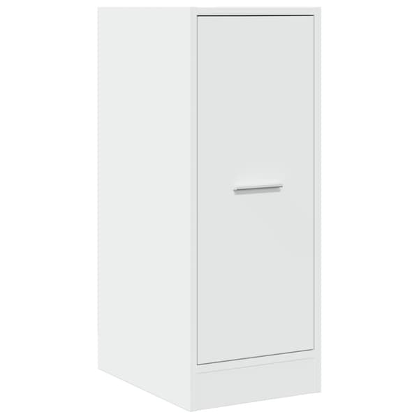 vidaXL Apotekskap hvit 30x41x77,5 cm konstruert tre