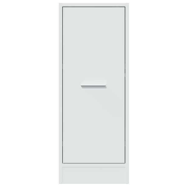 vidaXL Apotekskap hvit 30x41x77,5 cm konstruert tre