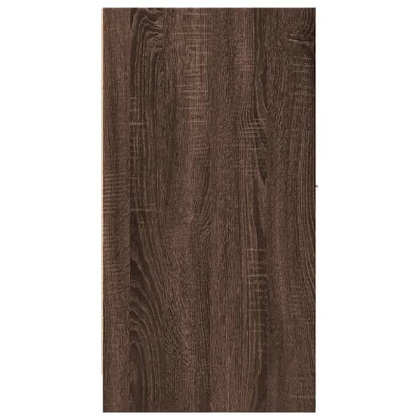 vidaXL Apotekskap brun eik 30x41x77,5 cm konstruert tre