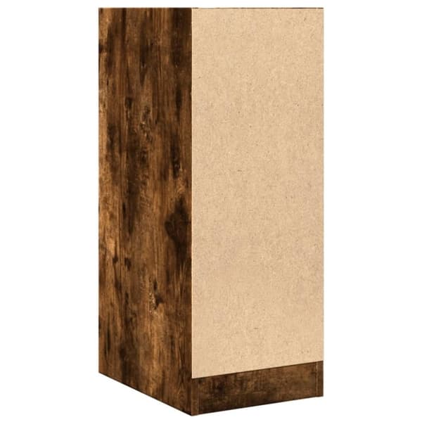 vidaXL apotekerskab 30x41x77,5 cm konstrueret træ røget egetræsfarve