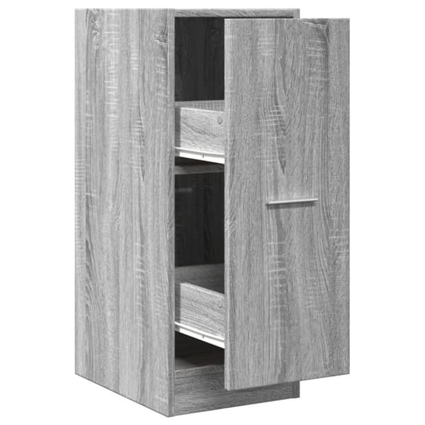 vidaXL apotekerskab 30x41x77,5 cm konstrueret træ grå sonoma-eg