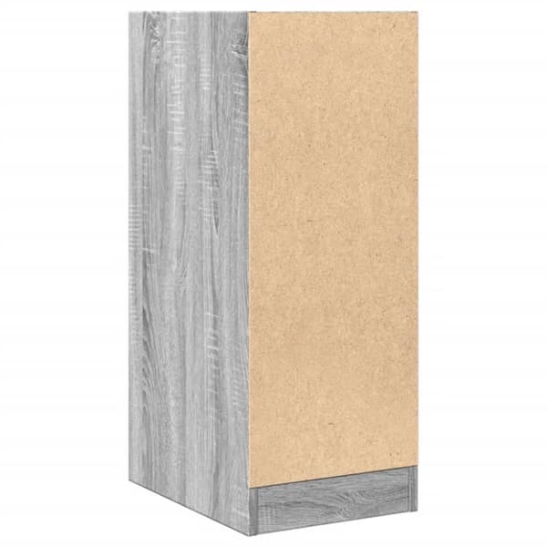 vidaXL apotekerskab 30x41x77,5 cm konstrueret træ grå sonoma-eg