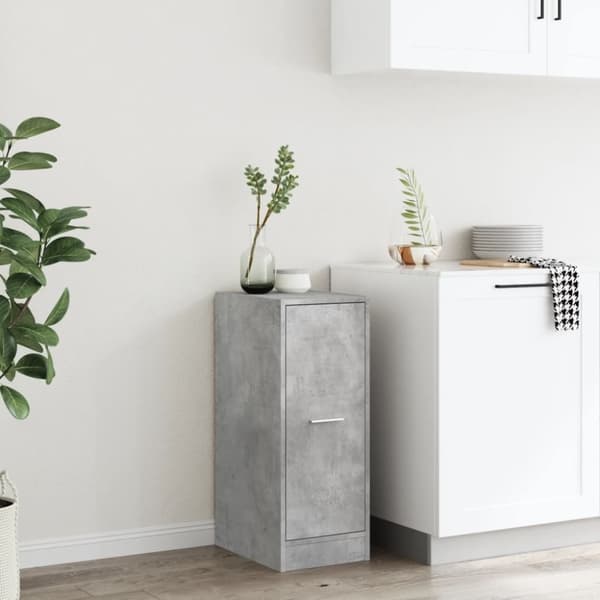 vidaXL apotekerskab 30x41x77,5 cm konstrueret træ betongrå