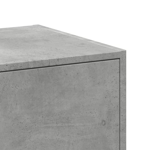 vidaXL apotekerskab 30x41x77,5 cm konstrueret træ betongrå