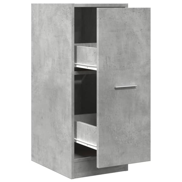 vidaXL apotekerskab 30x41x77,5 cm konstrueret træ betongrå