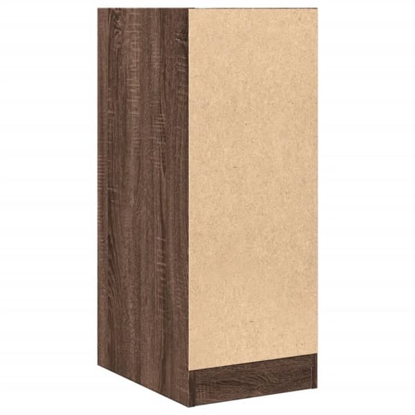 vidaXL apotekerskab 30x41x77,5 cm konstrueret træ brun egetræsfarve