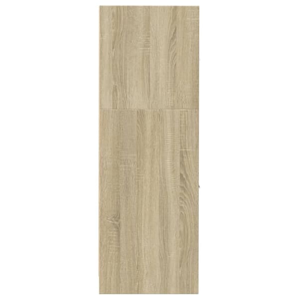 vidaXL udtræksskab 30x41x118 cm konstrueret træ sonoma-eg