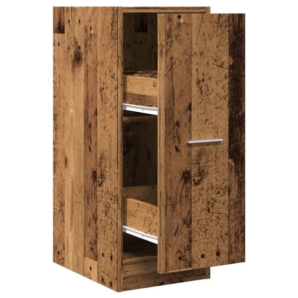 vidaXL Apoteksskåp åldrat trä 30x41x77,5 cm konstruerat trä