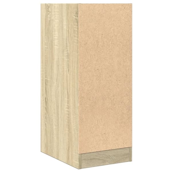 vidaXL udtræksskab 30x41x77,5 cm konstrueret træ sonoma-eg