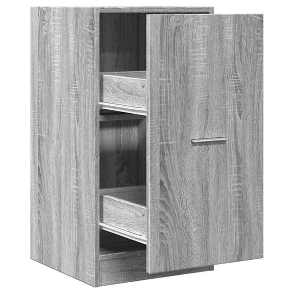 vidaXL Apotekskap grå sonoma 40x41x77,5 cm konstruert tre