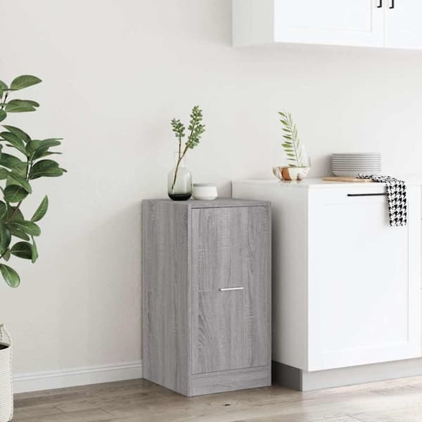 vidaXL Apotekskap grå sonoma 40x41x77,5 cm konstruert tre
