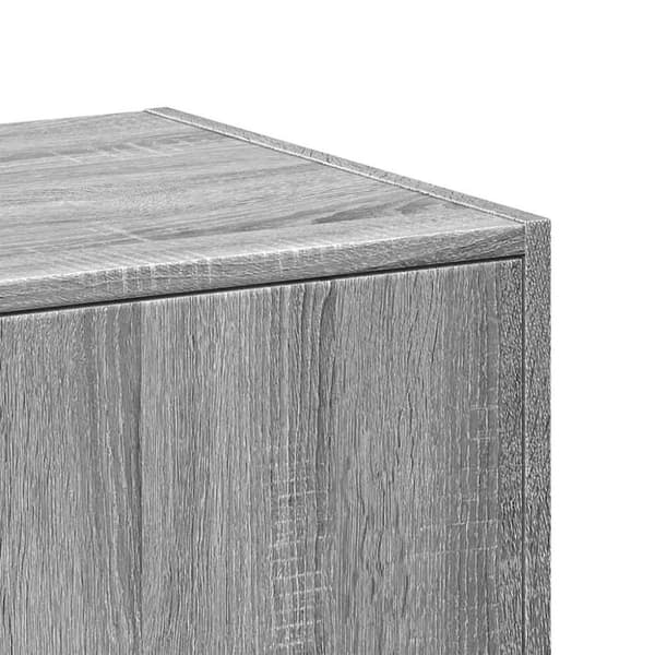 vidaXL Apotekskap grå sonoma 40x41x77,5 cm konstruert tre