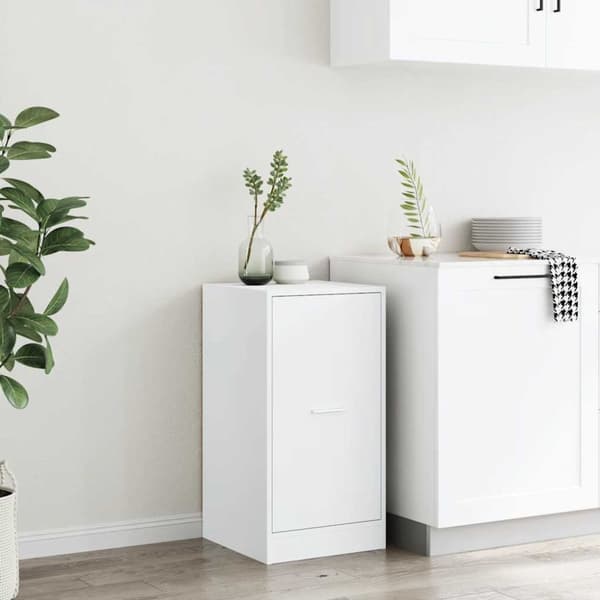 vidaXL Apotekskap hvit 40x41x77,5 cm konstruert tre