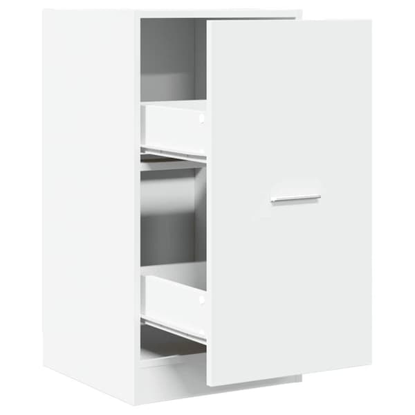 vidaXL apotekerskab 40x41x77,5 cm konstrueret træ hvid