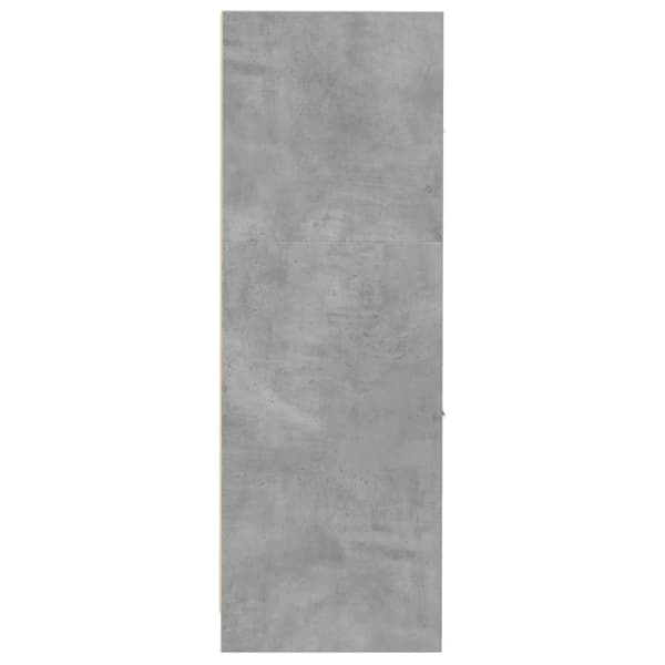 vidaXL Apotekskap betonggrå 30x41x118 cm konstruert tre