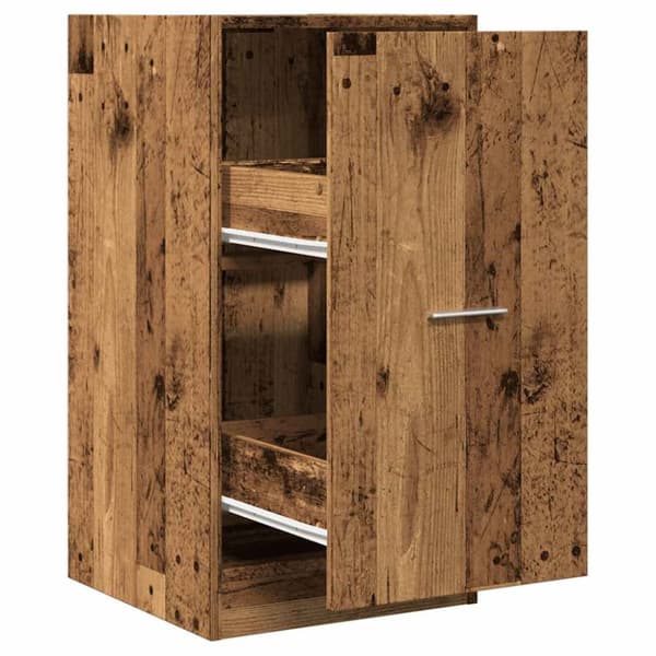 vidaXL Apotekskap gammelt tre 40x41x77,5 cm konstruert tre